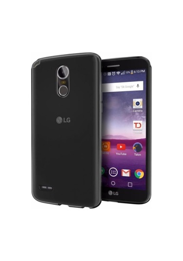 Lg Stylus 3 Kilif Soft Silikon Seffaf-Siyah Arka Kapak 245808830