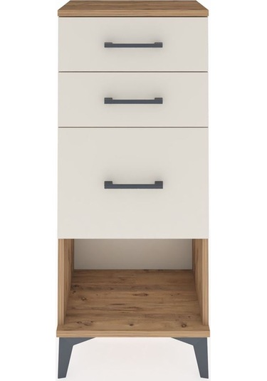 Arges Komodin 3 Çekmeceli 44x30x106 Çam-aytaşı Çam