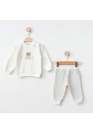 Aziz Bebe 2'li Bebek Takımı 2293 Ekru