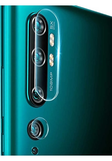 Xiaomi Mi Note 10 Zore Nano Kamera Koruyucu Renksiz