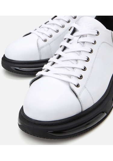 Hotiç Erkek Deri Beyaz Hafif Tabanlı Spor Ayakkabı 02ayh305910a900 Beyaz-whıte Beyaz