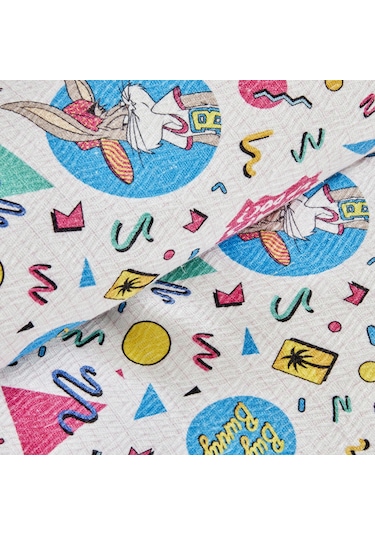 Karaca Home Looney Tunes Summer Vibes Tek Kişilik Pike Takımı Beyaz