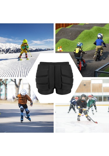 Vkemall Çocuklar İçin Kaykay Pateni Buz Pateni Koruyucu Altı, Çok Fonksiyonlu Yumuşak Sponge Döşeme, Dayanıklı Yüksek Esnek Kumaş, Çocukların Egzersiz Güvenliği Sağlar - Xl Diğer