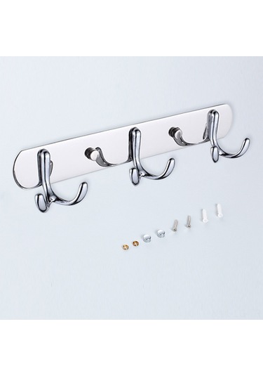 Leezsing Paslanmaz Çelik 3 Kanca Duvar Takımı - Paslanmaz, Dayanıklı, Ev/ofis Tüm Mekanlar İçin Organize Et Diğer