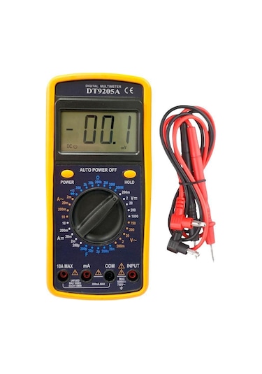 Tunex Dt9205a+ Dijital Multimetre Ölçü Aleti