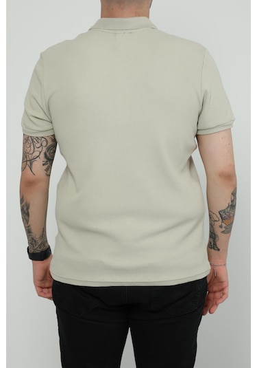 Hscstore Erkek Taş Tişört - 8423-taş Taş