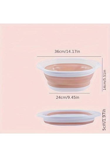 Pembe 1 Adet, Ev, Yurt Ve Dış Mekan Kullanımı İçin Taşınabilir Katlanır Lavabo - Ayakları V Yıkamak İçin Lavabo & Evyeler 56671522