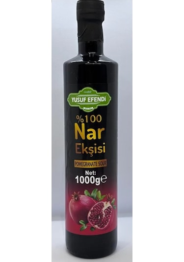 Yusuf Efendi %100 Doğal Nar Ekşisi 1000g Katkısız, Geleneksel Üretim