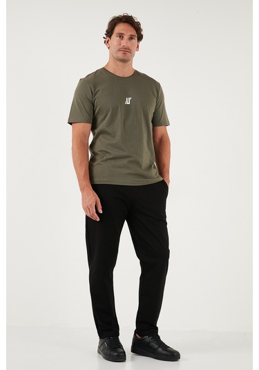 Buratti Regular Fit Normal Bel Düz Paça Erkek Eşofman Altı 5908050 Siyah