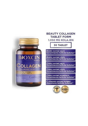 Bioxcin Beauty Collagen 30 Tablet - Tip1 Tip 3 Hidrolize Kolajen