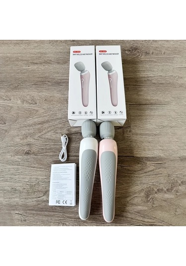 Elmpaly Pembe Şarj Edilebilir Elektrikli Masaj Tabancası Boyun Omuz Bacak Sırt Kas Rahatlatma Pembe