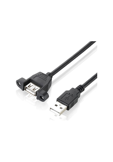 4889 Usb Dişi Erkek Panel Tipi Data Uzatma Kablosu 3 Metre