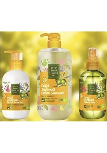 Eyüp Sabri Bebek Şampuanı 600ml+ Bebek Yağı 280 Ml+ Bebek Losyonu