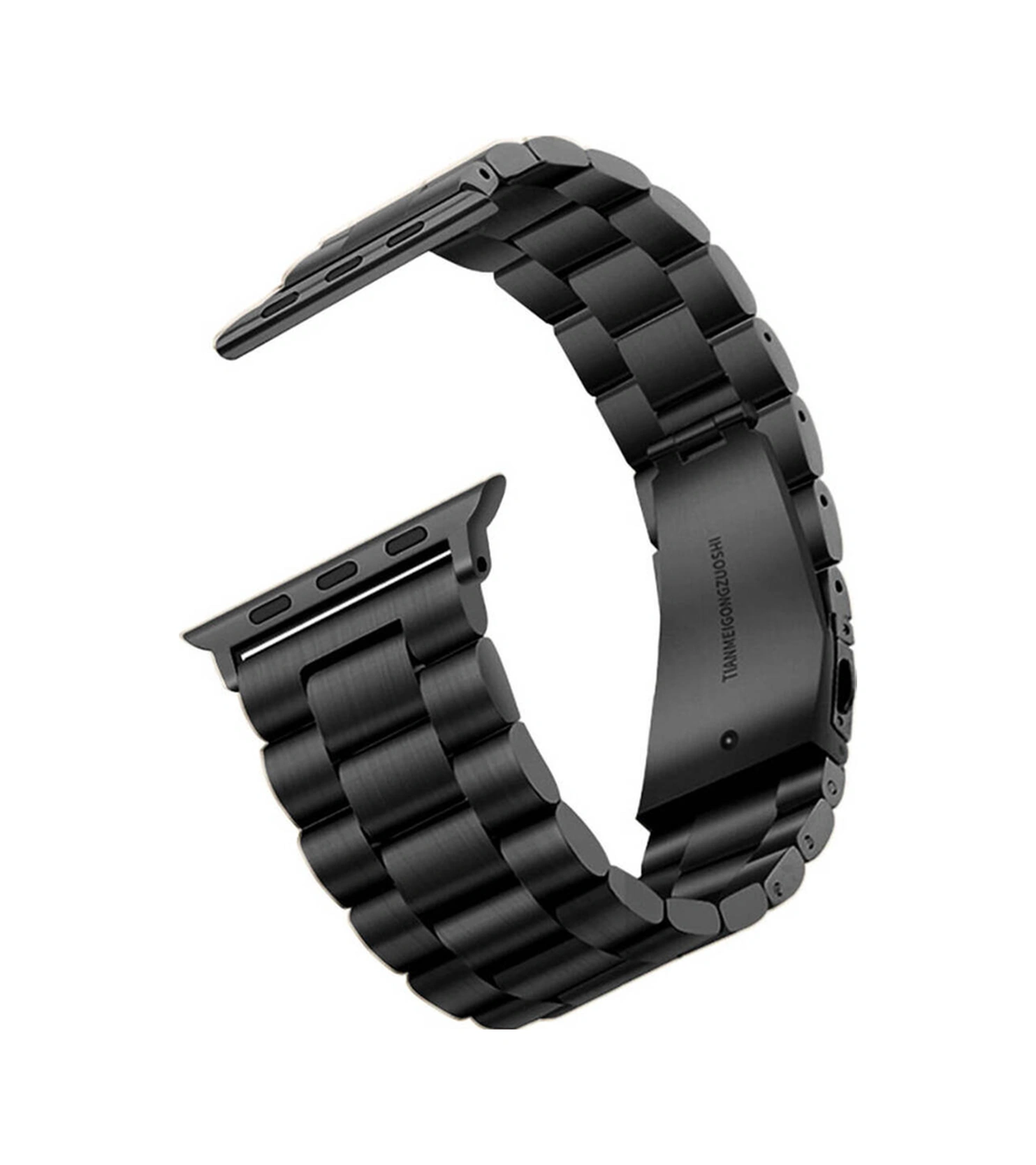 Adige Apple Watch 11 46mm Kordon Kayış Metal Baklava Desen Krd-04