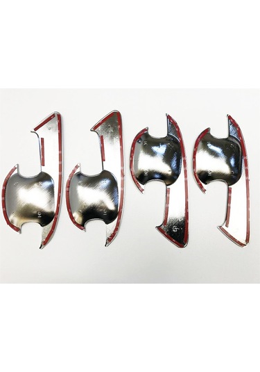 Ford Ranger 2015 Sonrası Nikelaj Kapı Kolu Iç Kaplama 4 Parça