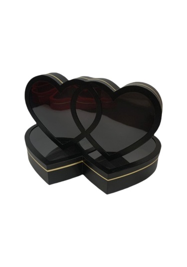 Suntek 2x Sevgililer Günü Hediye Kutusu Romantik Siyah