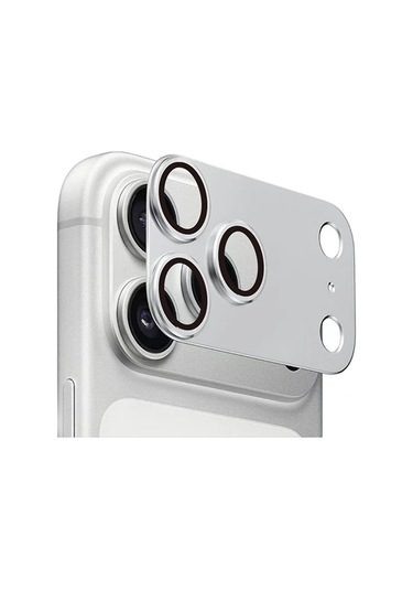 Apple İphone 17 Pro Max Redclick Cl-20 Kamera Lens Koruyucu Gümüş