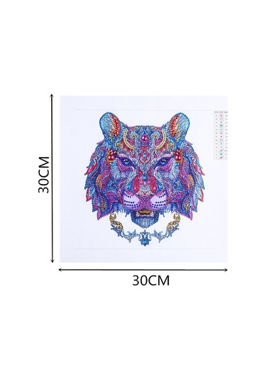 Monyee 30x30cm Yarı Tamamlanmış Özel Şekil Elmas Boyama, Ev Dekorasyonu İçin Dıy El Sanatı Seti Diğer