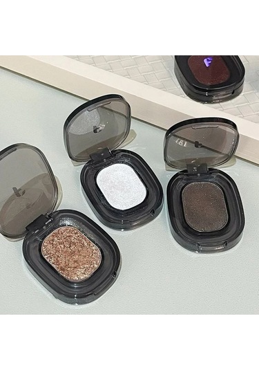 Metalik Dumanlı Tek Renkli Göz Farı Paleti Glitter Punk Siyah Göz Farı Paleti 01 01