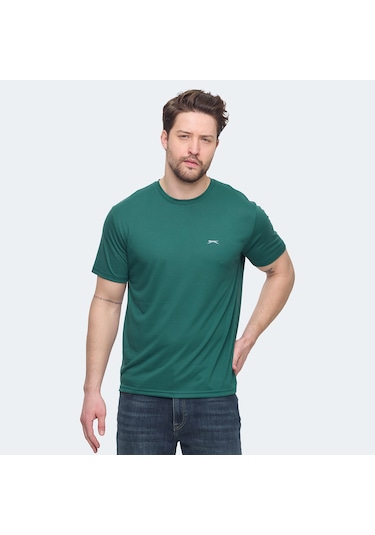 Slazenger KRATER Erkek  Yeşil Tişört