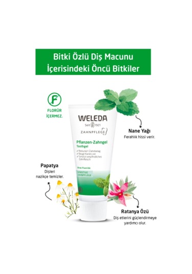 Weleda Bitki Özlü Organik Diş Macunu 75 ML