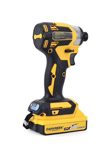 Dawreek Akülü Torklu Vidalama/Somun Sıkma Makinesi - Sarı