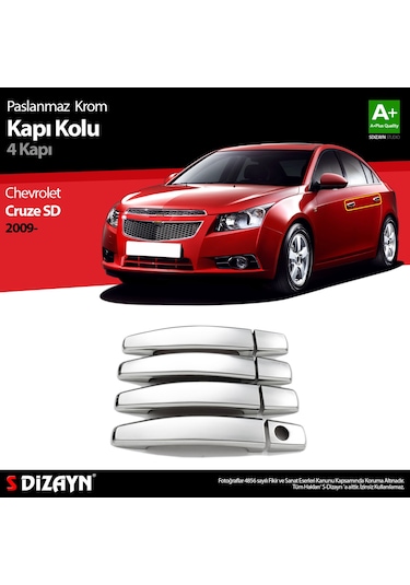 S-Dizayn Chevrolet Cruze Sd Krom Kapı Kolu 4 Kapı 2009 Üzeri