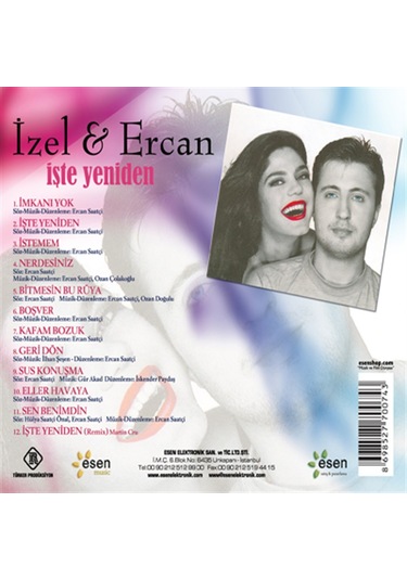 İzel & Ercan - İşte Yeniden CD