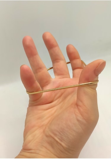 Moom Mücevherat 14 Ayar Altın Bileklik Ayarlanabilir-mmblk10011 Sarı Altın