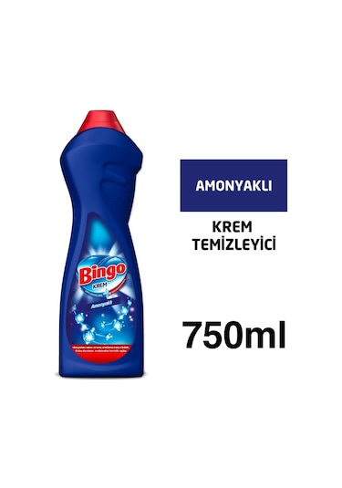 Bingo Krem Banyo Yüzey Temizleyici Amonyaklı 750 ML