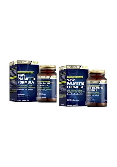 Nutraxin Saw Palmetto Formula 60 Tablet X 2 Adet
