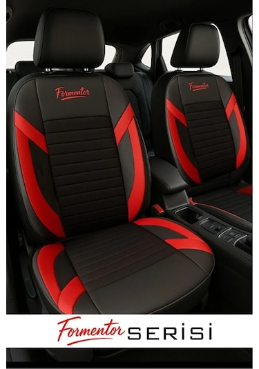 Jeep Renegade 2.4 Multiair2 Tıgershark 185 Hp 2016 Uyumlu Formentor Tay Tüyü Kırmızı Oto Kılıfı Tam Set