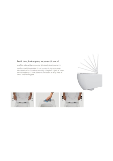 Isvea Infinity Beyaz Asma Klozet ve Yavaş Kapanır Kapak