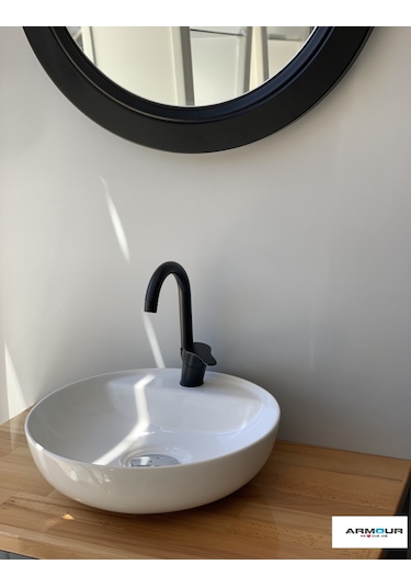 Armour Armatür Lavabo Bataryası Siyah