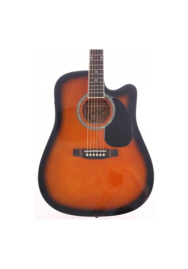 F650n-sbc Sunburst Elektro Akustik Gitar