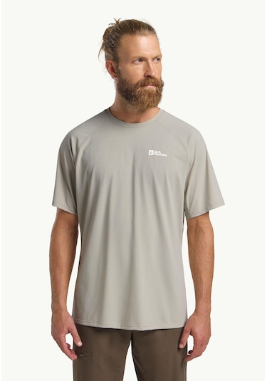 Jack Wolfskin Prelight Swift T M Erkek T-shirt-29834 Gri