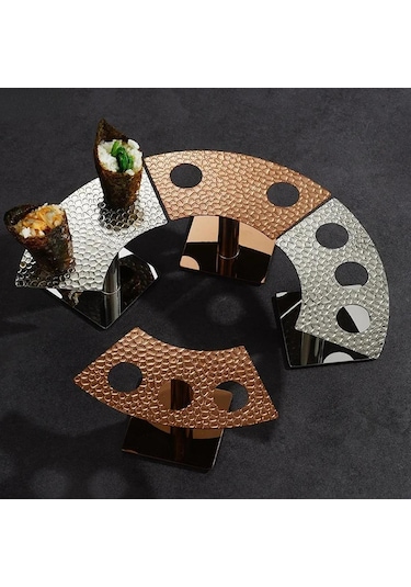 Suntek 3 Delik Düğün Etkinlikleri Için Taban Waffle Dondurma Külahı Tutucusu