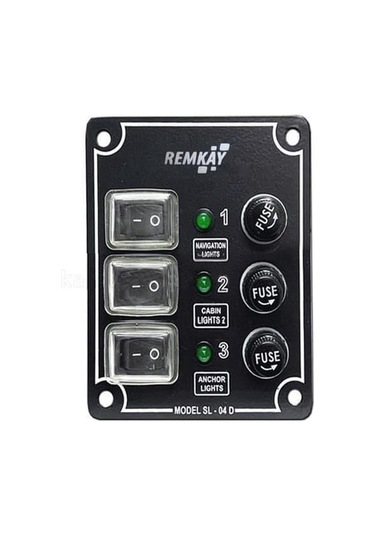 Remkay 3'lü Switch Panel İzoleli Sigorta Paneli