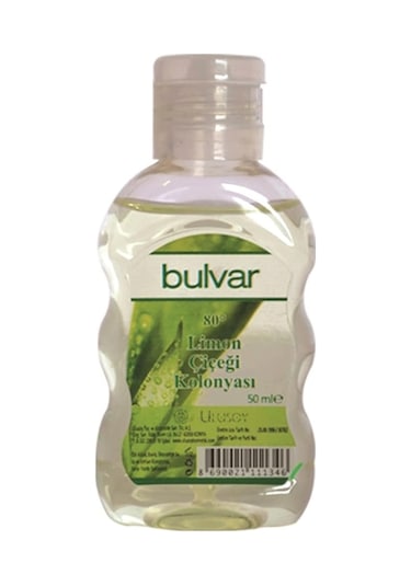 Bulvar 80 Derece Limon Çiçeği Kolonyası Pet Şişe 50 ML