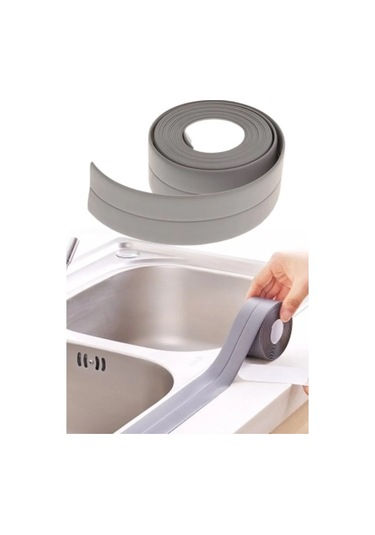 Kenpazar Gri Su Sızdırmaz Lavabo Kenar Bandı Kutusuz 3.2m