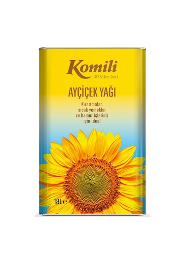 Komili Ayçiçek Yağı 18 L