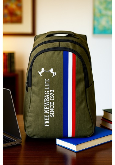 Newbag Free New Life Okul Sırt Çantası Yeni Sezon -Haki