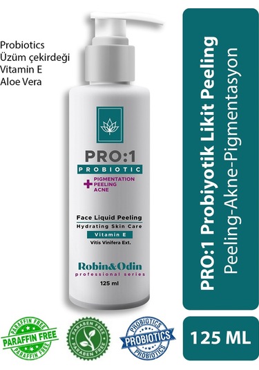 Robin & Odin Pro: 1 Probiyotikli Likit Peeling 125 ML