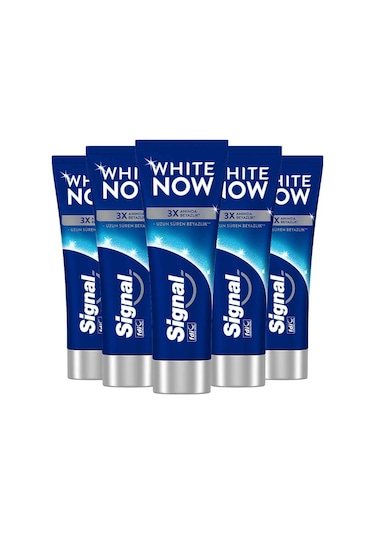 Signal White Now Original Diş Macunu 5 x 75 ML
