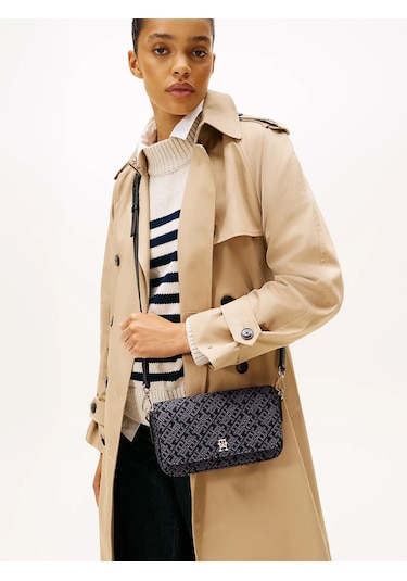 Tommy Hilfiger Kadın Çapraz Çanta Aw0aw17942bds Siyah