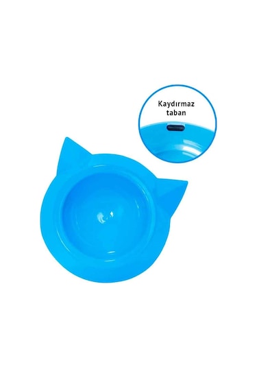 Mio Kulaklı Plastik Kedi Mama Kabı 200 ml