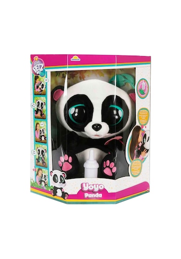 Yoyo Panda İnteraktif Peluş Sesli, Hareketli Ve Aksesuarlı Akıllı Oyuncak Panda