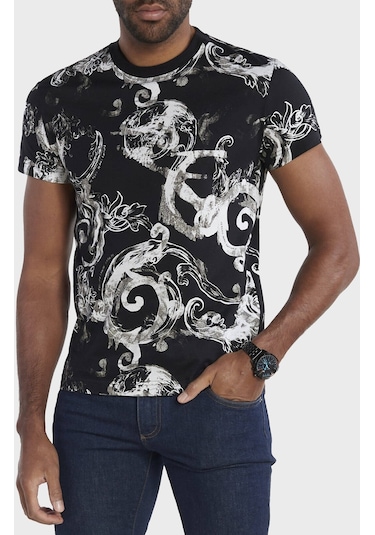 Versace Jeans Couture Erkek T Shirt 76gah6s0 Js287 899 Siyah Versace Jeans Couture Erkek T Shirt 76gah6s0 Js287 899 Siyah