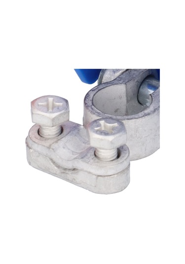 Suofeng Otomatik Ve Gemi Aküleri İçin Hızlı Montajlı Bakır Terminal Klipsi, 3 Saniyede Montaj, 17-19mm Pozitif/15-17mm Negatif, Şarj Ve Depolama İçin Uygun Kırmızı+mavi Kapaklı 2 Adet