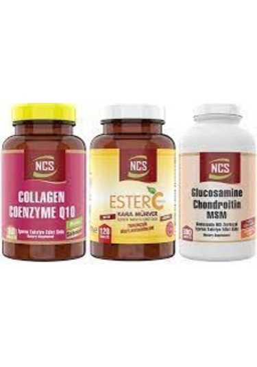 Ncs Glucosamine Complex 300 Tablet + Ester C 120 Tablet + Coenzyme Q10 30 Tablet